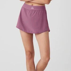 ALO Yoga Pink (Soft Mulberry) Match Point Tennis Skirt XS